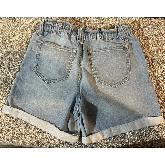 Jordache Shorts Girls 10 Blue Cuffed pockets Stretch 4 Button Up - Picture 3 of 3